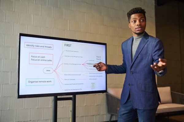 Partager et collaborer avec le tableau blanc interactif à distance